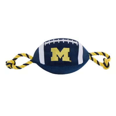 Product Pets First University of Michigan Football Rope Dog Toy