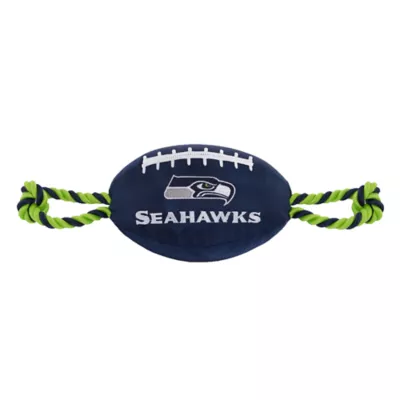 Product Pets First Seattle Seahawks Football Rope Dog Toy