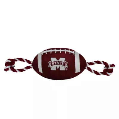 Product Pets First Mississippi State University Football Rope Dog Toy