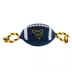 Pets First West Virginia University Football Rope Dog Toy image thumbnail 1