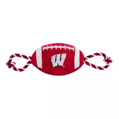 Product Pets First University of Wisconsin Football Rope Dog Toy