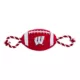 Product Pets First University of Wisconsin Football Rope Dog Toy