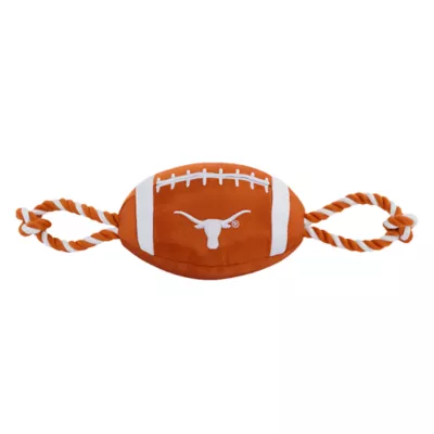 Product Pets First University of Texas Football Rope Dog Toy