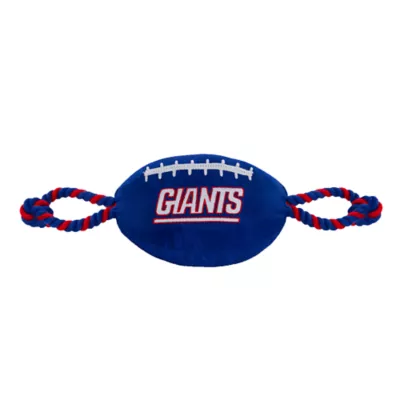 Product Pets First New York Giants Football Rope Dog Toy