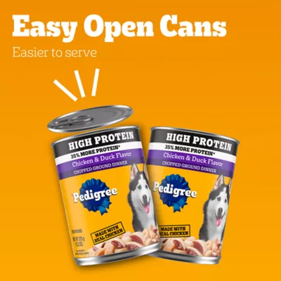 Product Pedigree® High Protein All Life Stage Wet Dog Food - Chopped, 13.2 Oz.