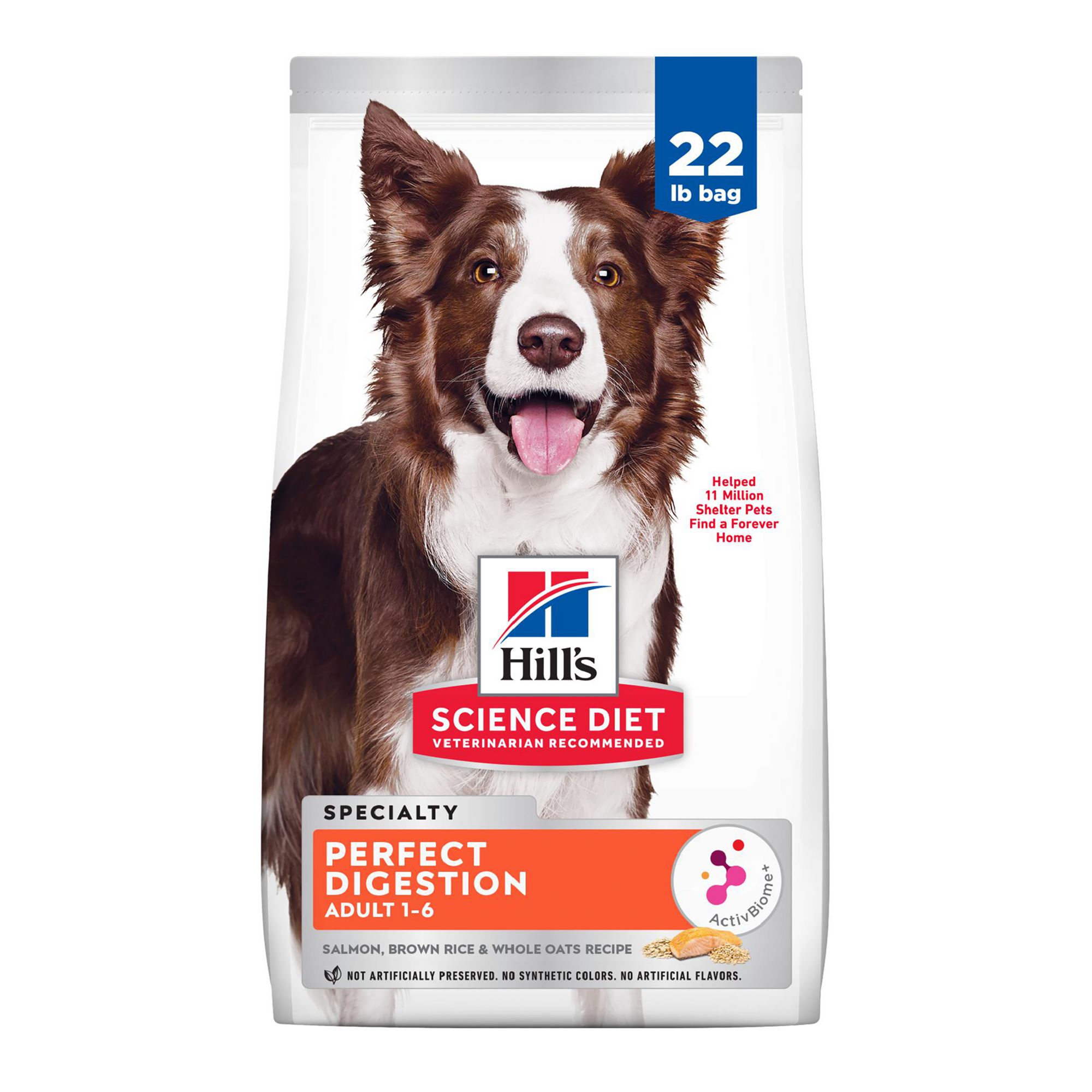 Hill s Science Diet 22 lb Adult Perfect Digestion Salmon Dry Dog Food