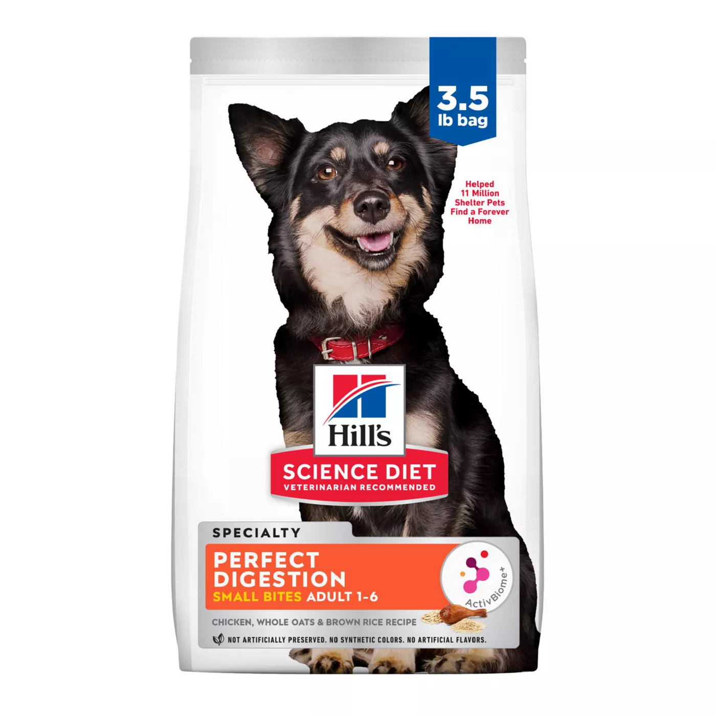 Hill s Science Diet Perfect Digestion Small Bites Adult Dry Dog Food Chicken Whole Oats Rice