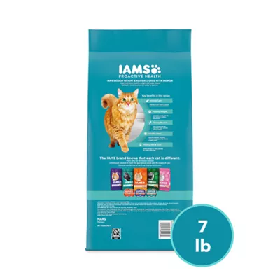 Product IAMS™ Proactive Health Indoor Adult Dry Cat Food - Weight & Hairball Care, Salmon