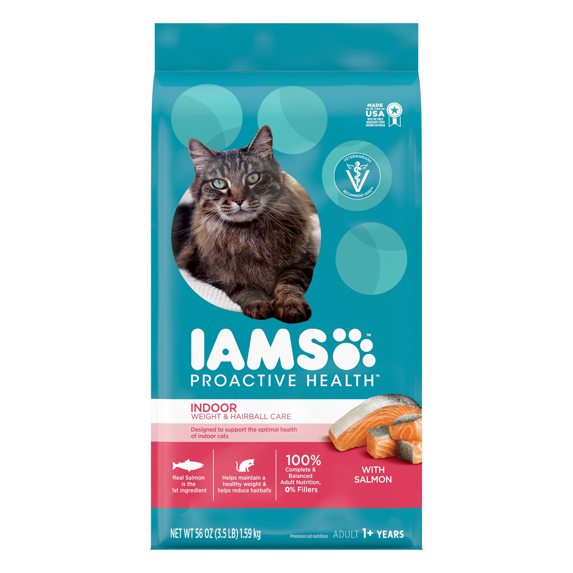 IAMS Proactive Health Indoor Adult Dry Cat Food Weight