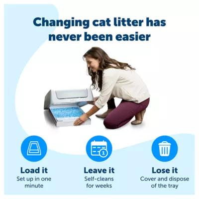 Product PetSafe ScoopFree® Crystal Litter Tray Refills - Lavender Scent - 3-Pack - Leak Protection
