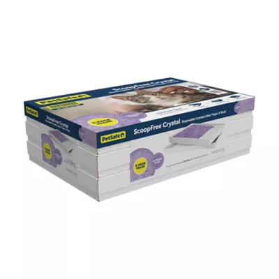 Product PetSafe ScoopFree® Crystal Litter Tray Refills - Lavender Scent - 3-Pack - Leak Protection