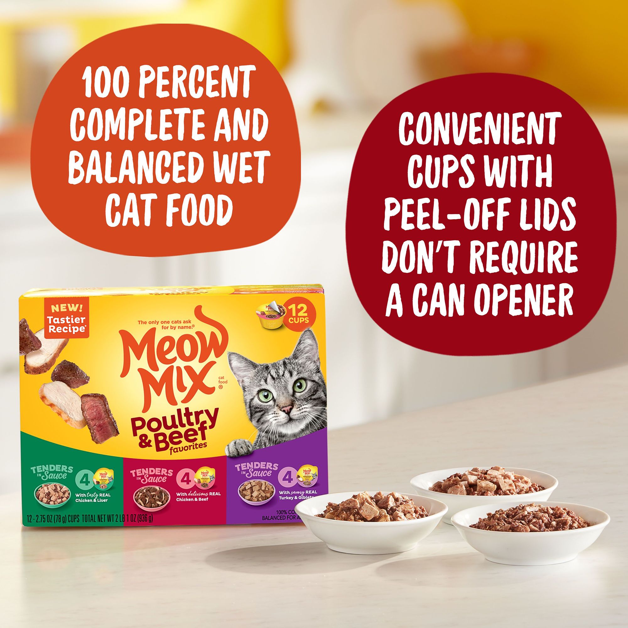 Meow mix tender favorites wet cat food 2025