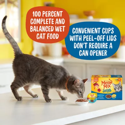 Product Meow Mix Tender Favorites Wet Cat Food All Ages - Tuna, Shrimp, Variety Pack, 12 CT, 33 OZ