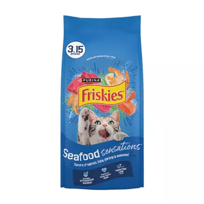 Product Purina® Friskies® Seafood Sensations Adult Dry Cat Food - Salmon, Tuna & Shrimp