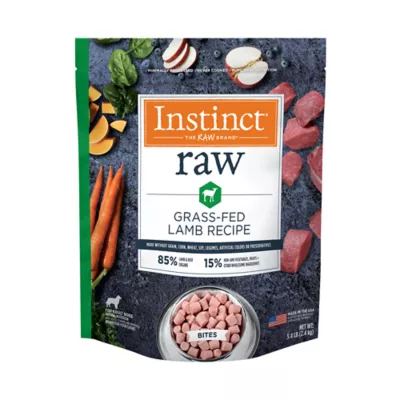 Product Instinct® Raw Bites Adult Frozen Dog Food - Raw, Grain Free, Lamb