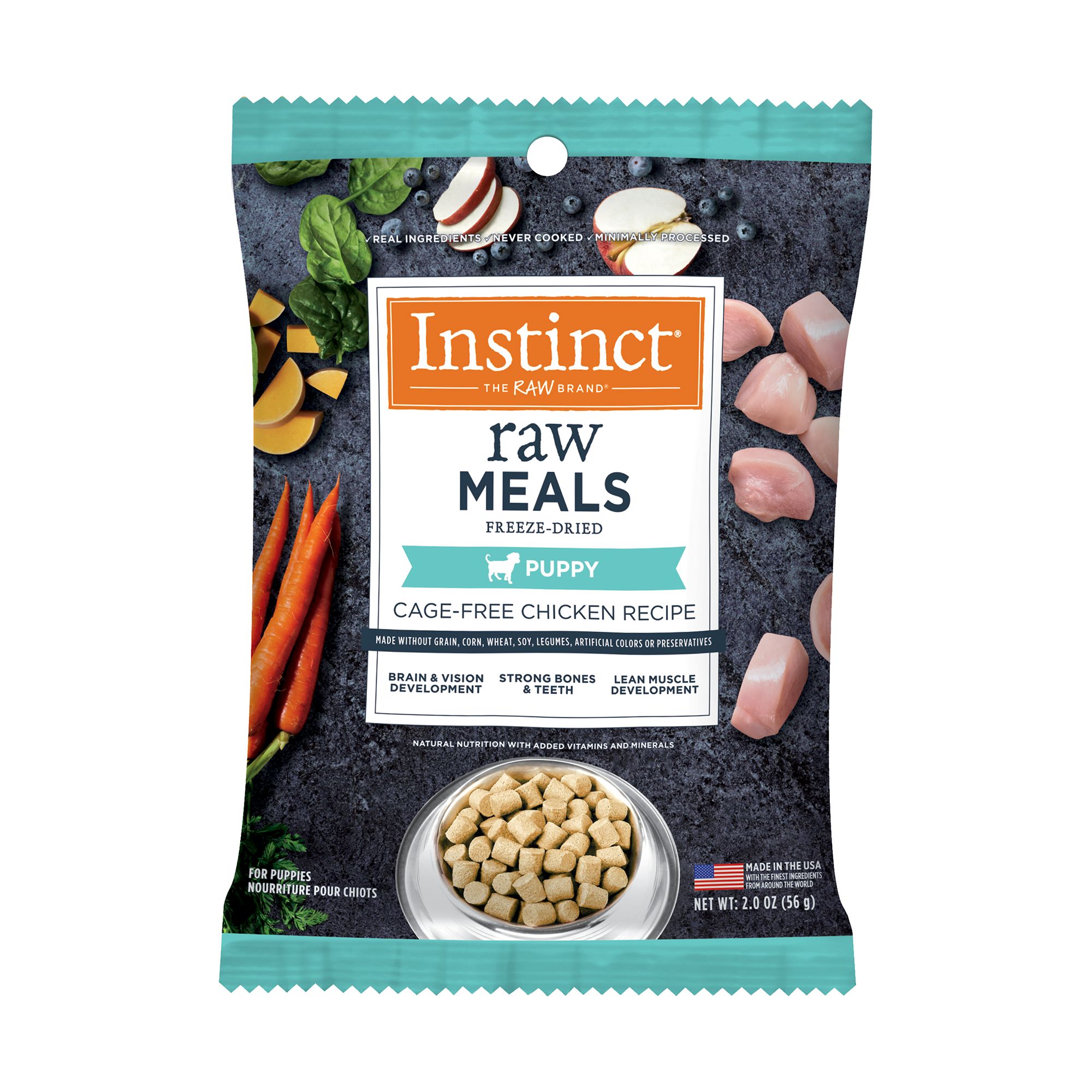 Instinct® Raw Meals FreezeDried Puppy Dry Dog Food Grain Free, Cage