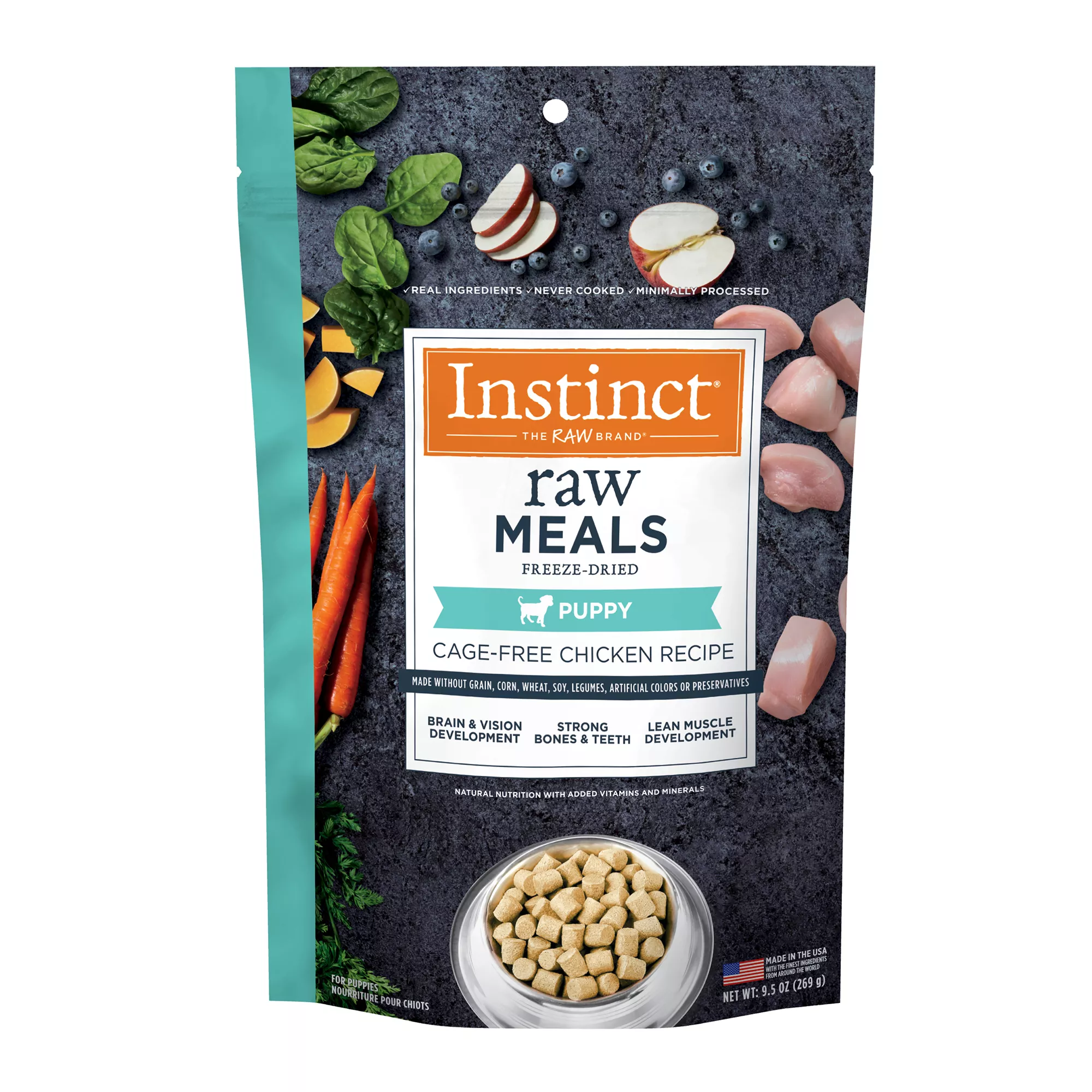 Instinct® Raw Meals Freeze-Dried Puppy Dry Dog Food - Grain Free, Cage-Free Chicken