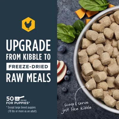 Product Instinct® Raw Meals Freeze-Dried Puppy Dry Dog Food - Raw, Grain Free, Chicken