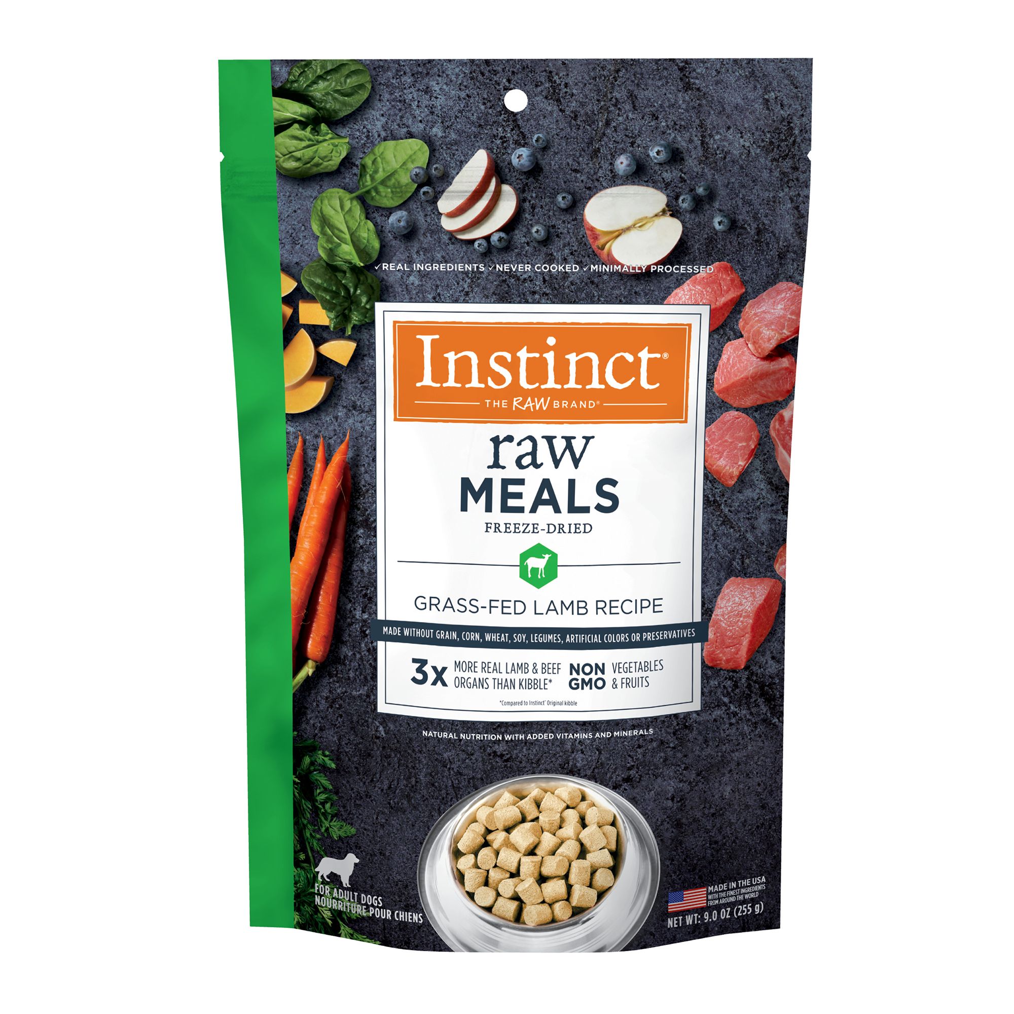 Instinct raw venison dog food best sale