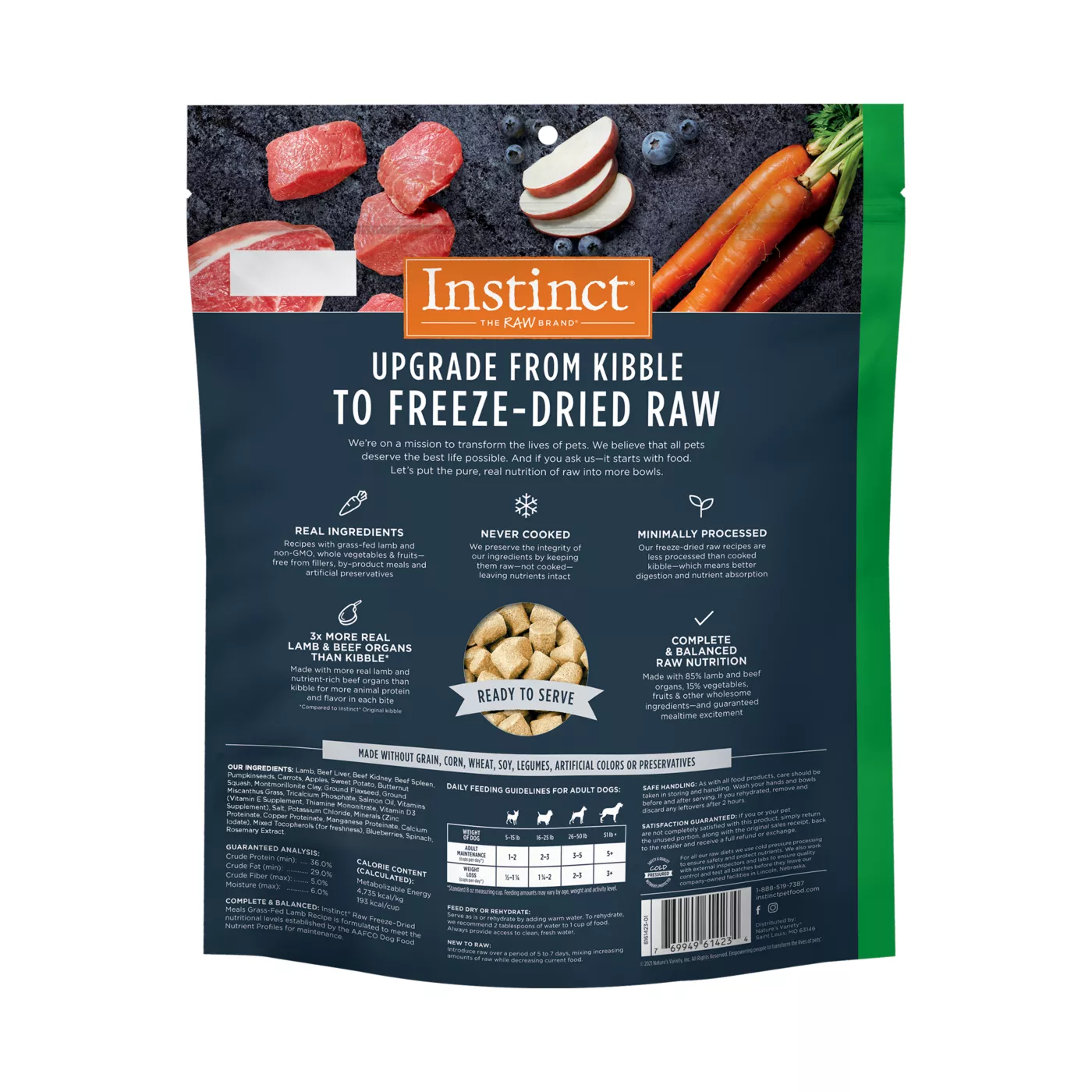 Instinct Raw Meals Freeze Dried Adult Dry Dog Food