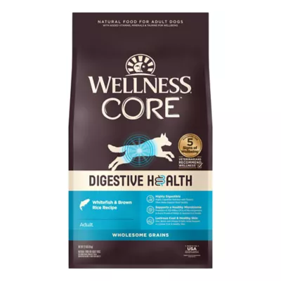 Wellness r CORE r Digestive Health Adult Dry Dog Food With Grain Whitefish Brown Rice