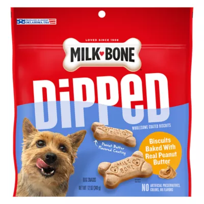 Product Milk-Bone Dipped Dog Treat All Ages - Peanut Butter