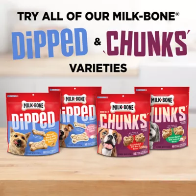 Product Milk-Bone Dipped Dog Treat All Ages - Peanut Butter