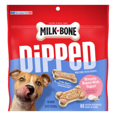 Product Milk-Bone Dipped Dog Treat All Ages - Vanilla Yogurt