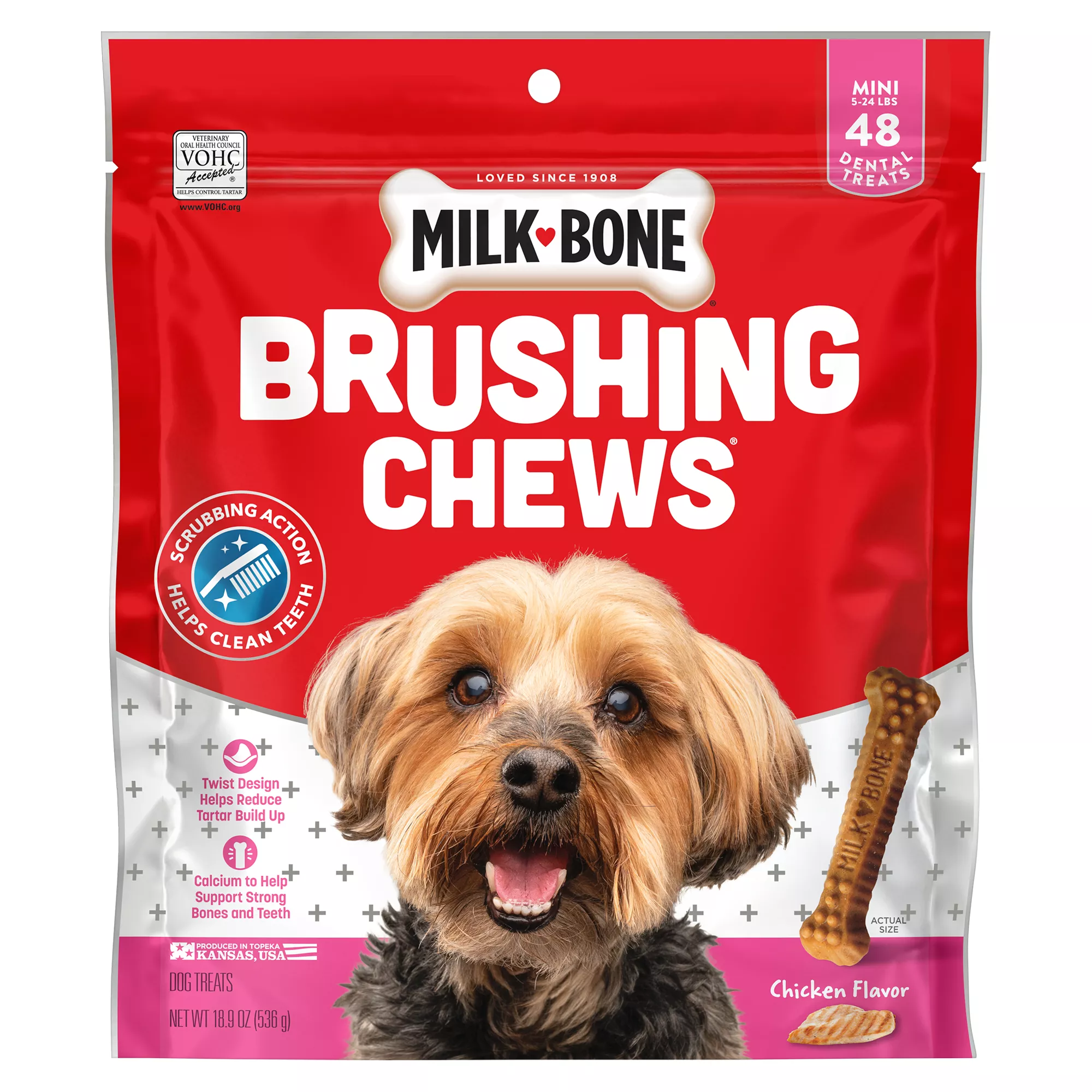 Milk-Bone Brushing Chews Dog Treat All Ages - Original