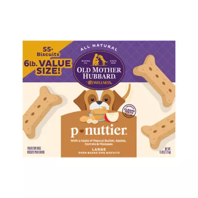 Product Old Mother Hubbard® P-Nuttier Large Biscuit Dog Treats - Natural