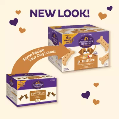 Product Old Mother Hubbard® P-Nuttier Large Biscuit Dog Treats - Natural