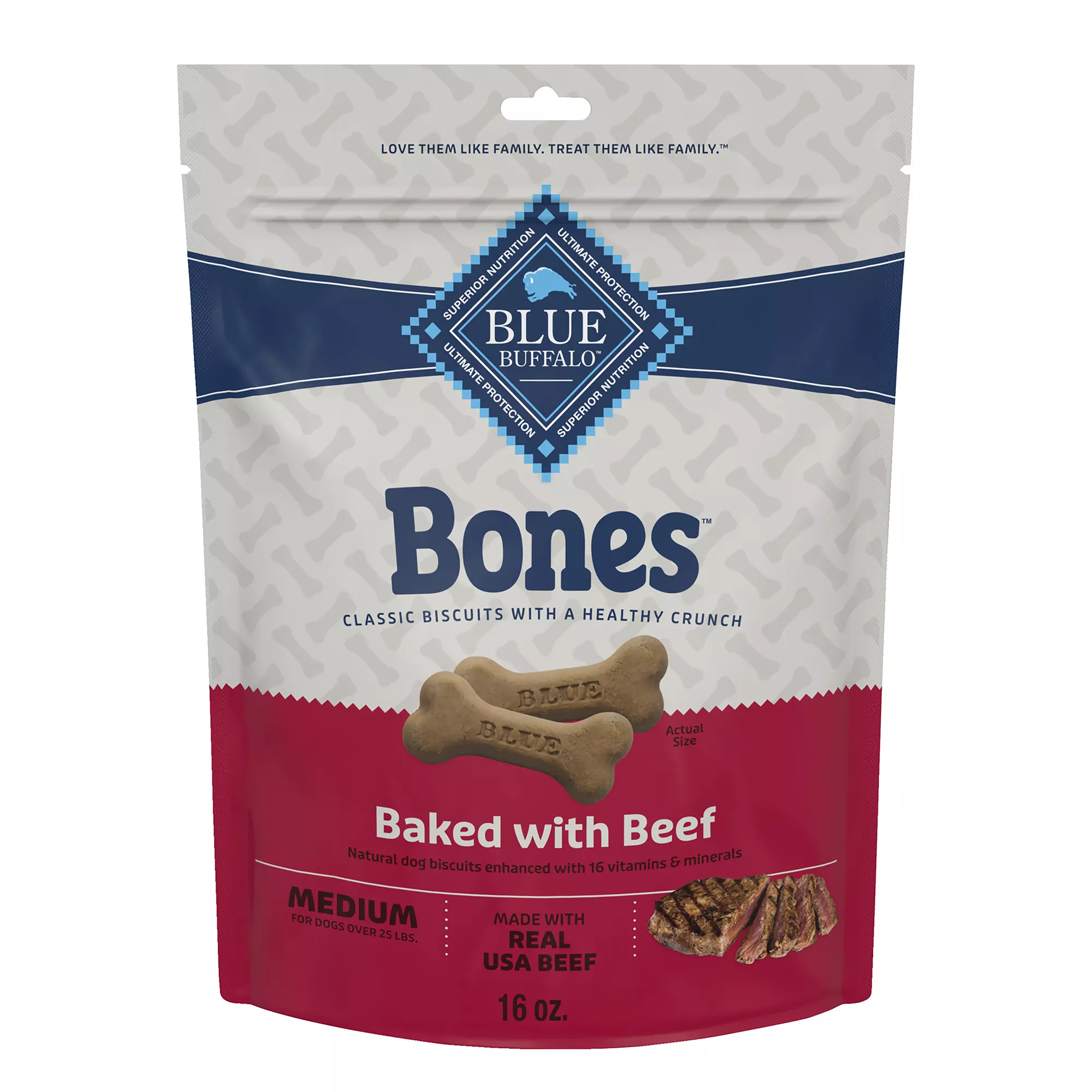 Blue Buffalo®   All Life Stages Treat Dog Treats - Natural, Beef