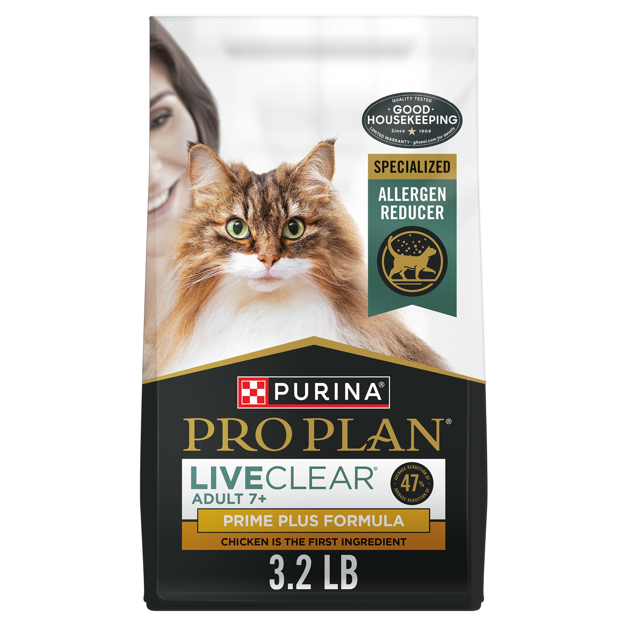 Purina Pro Plan LiveClear Prime Plus Senior Dry Cat Food