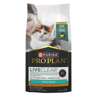 Product Purina Pro Plan LiveClear Kitten Dry Cat Food - Chicken & Rice