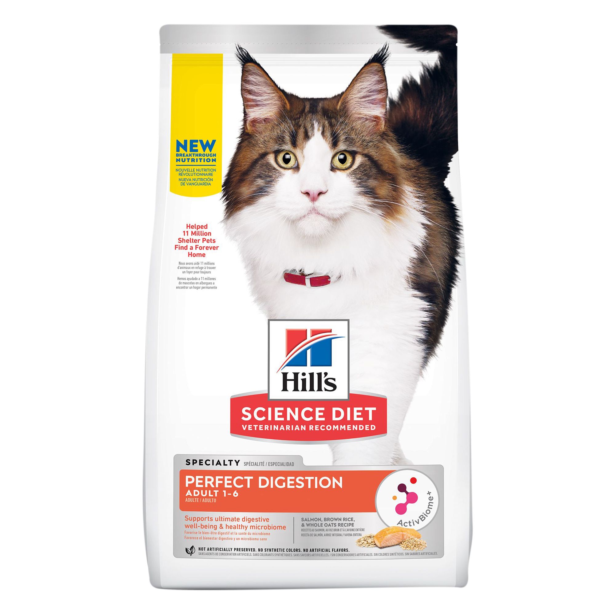 Hill s Science Diet Perfect Digestion Adult Dry Cat Food Salmon