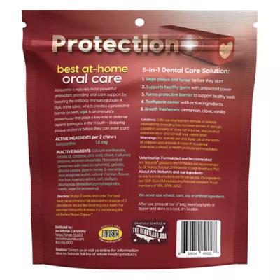 Product Ark Naturals® Protection+ Brushless Toothpaste 5-in-1 Small Dog Dental Chews - 8-20 lbs.