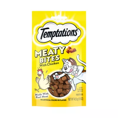 Product Temptations™ Meaty Bites Soft & Savory Adult Cat Treat - Soft, Chicken