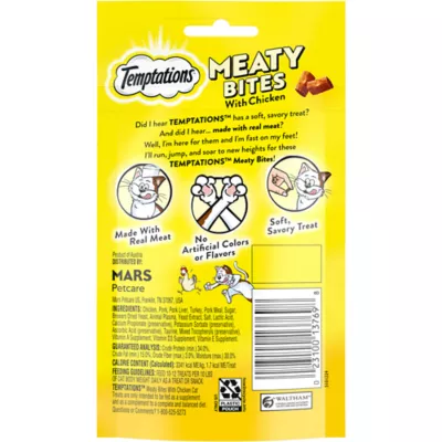 Product Temptations™ Meaty Bites Soft & Savory Adult Cat Treat - Soft, Chicken