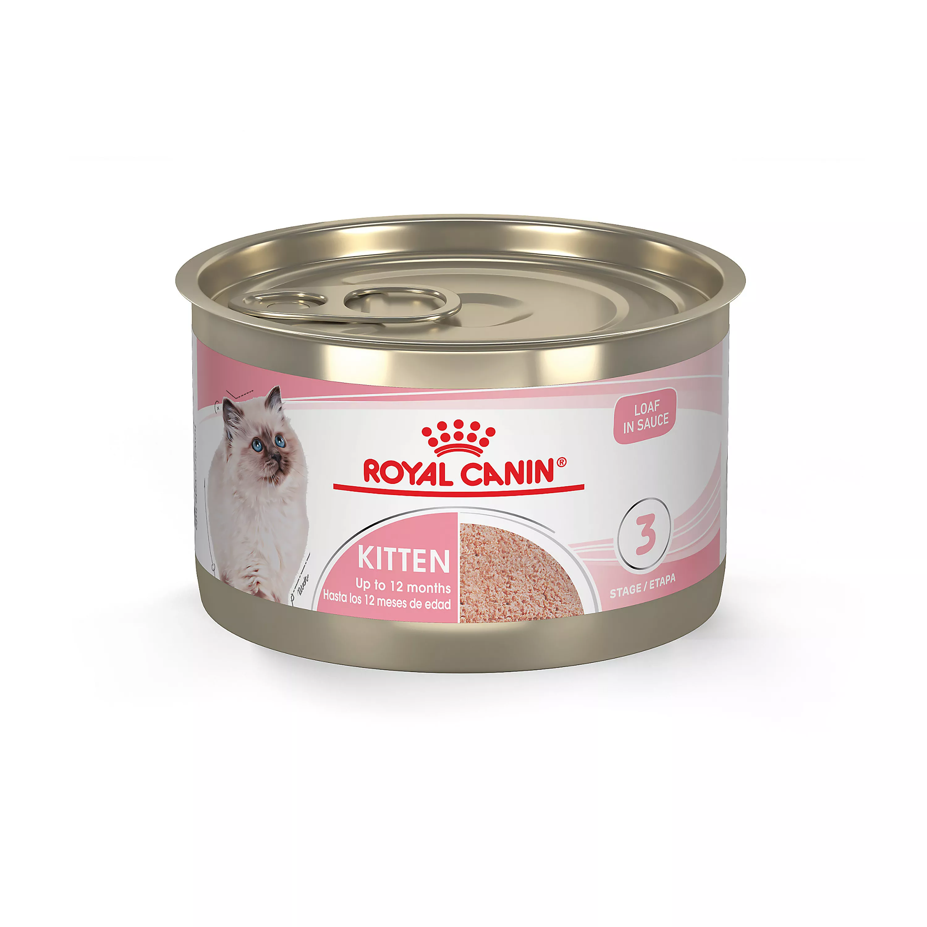 Royal Canin® Feline Care Nutrition Kitten Loaf in Sauce Wet Food  5.1 oz can