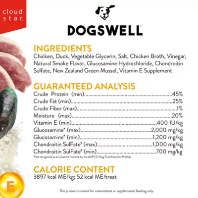 Product DOGSWELL® Hip & Joint Jerky Dog Treat - Duck