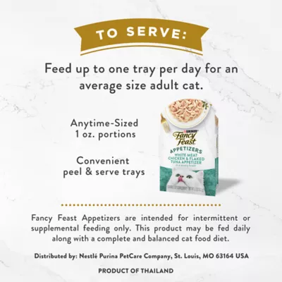 Product Fancy Feast® Appetizers Adult Cat Wet Food - 1.42 oz., Grain Free, No Animal By-Products