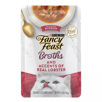 Product Fancy Feast® Broths Adult Cat Wet Food - 1.55 oz., Grain Free, Limited Ingredients