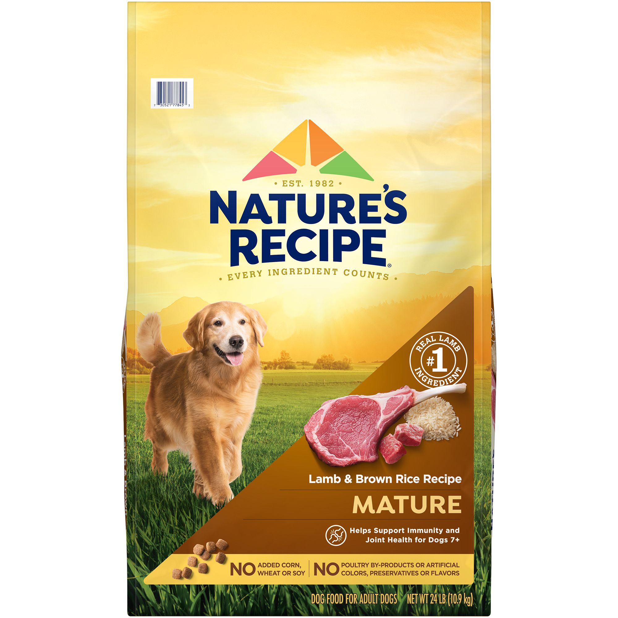 Lamb and rice on sale senior dog food