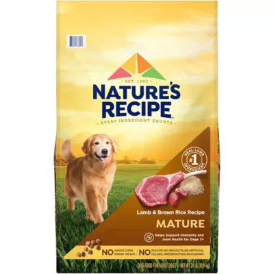 Product Nature's Recipe Dry Dog Food Senior - Lamb, Rice