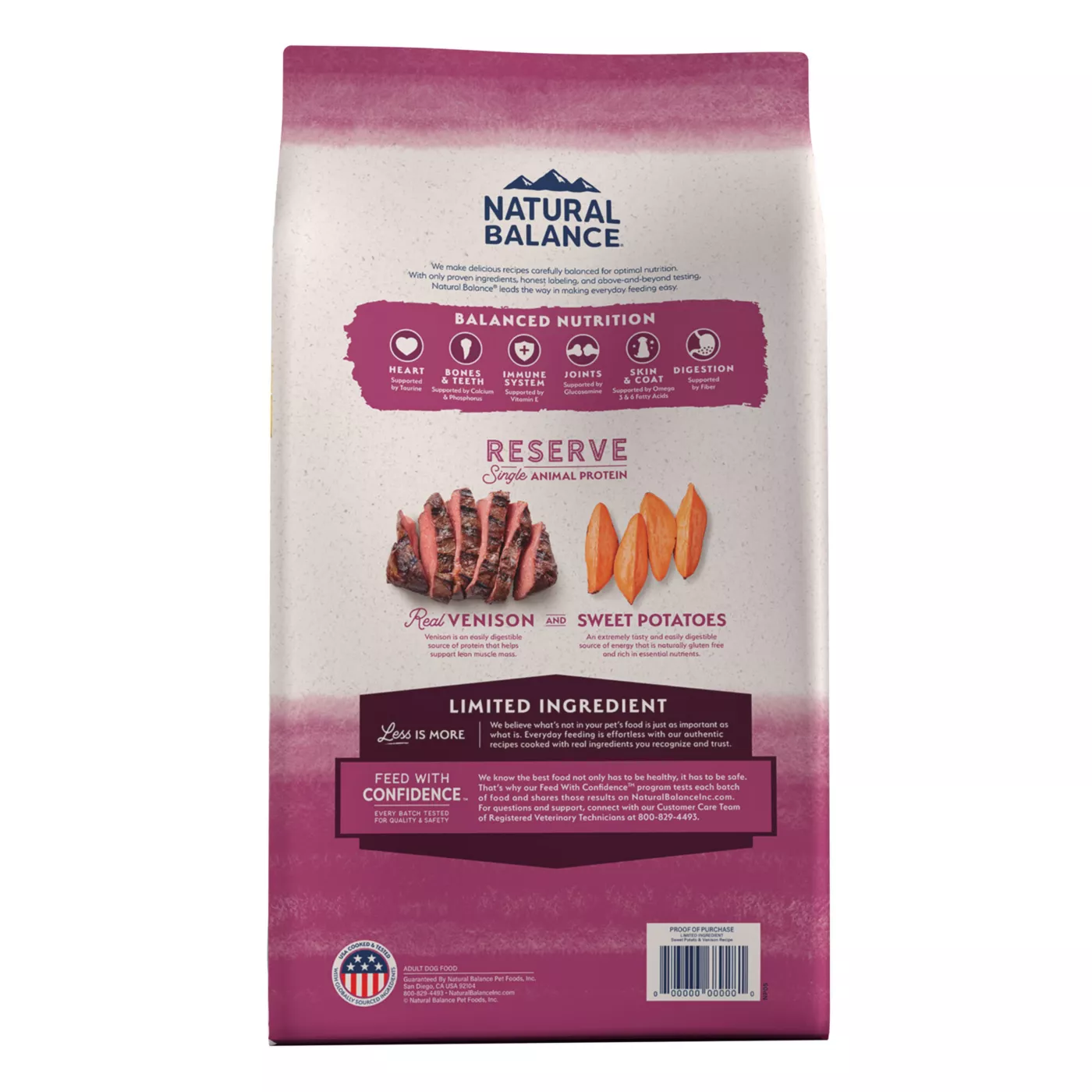 Natural balance sweet potato and bison 26 lbs best sale