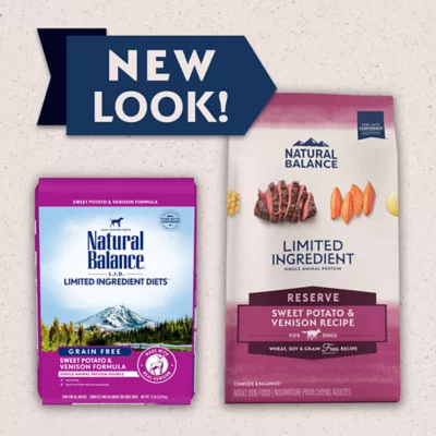 Natural Balance Limited Ingredient Diet Adult Dry Dog Food Grain Free Sweet Potato Venison