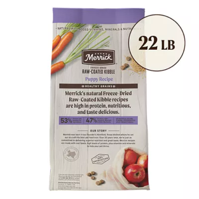 Product Merrick® Healthy Grains Raw-Coated Kibble Puppy Dry Dog Food - Chicken