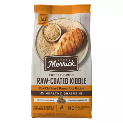 Product Merrick® Healthy Grains Raw-Coated Kibble Adult Dry Dog Food - Real Chicken & Brown Rice
