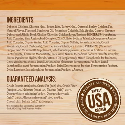 Product Merrick® Healthy Grains Raw Coated Adult Dry Dog Food - Chicken, Carrageenan Free, Corn Free