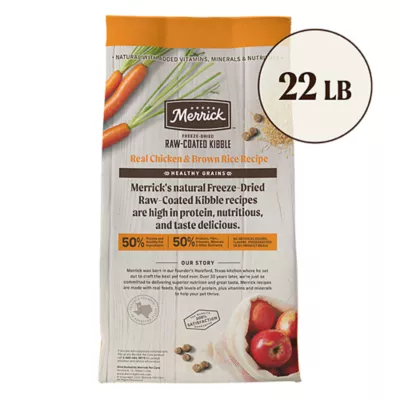 Product Merrick® Healthy Grains Raw-Coated Kibble Adult Dry Dog Food - Real Chicken & Brown Rice
